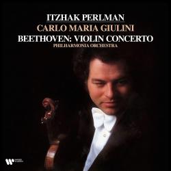 BEETHOVEN - VIOLIN CONCERTO/PERLMAN/C.M.GIULINI (LP)