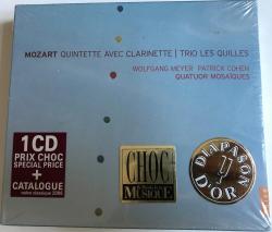 MOZART - QUINTETTE AVEC CLARNETTE/TRIO LES QUILLES