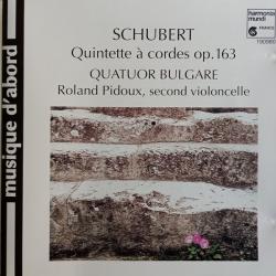 SCHUBERT - QUINTETTE A CORDES OP.163