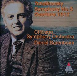 TCHAIKOVSKY - SYMPH 5, OUVERTURE 1812/D.BARENBOIM