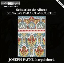 DE ALBERO,SEBASTIAN /PAYNE - SONATAS PARA CLAVICORDIO