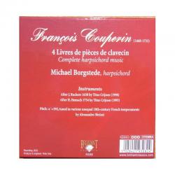 COUPERIN /BORGSTEDE - 4 LIVRES DE PIECES DE CLAVESIN (11CD)