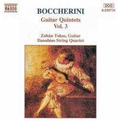 BOCCHERINI - GUITAR QUINTETS VOL.3/Z.TOKOS