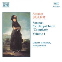 SOLER /ROWLAND - SONATAS FOR HARPSICHORD VOL.1