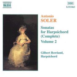 SOLER /ROWLAND - SONATAS FOR HARPSICHORD VOL.2