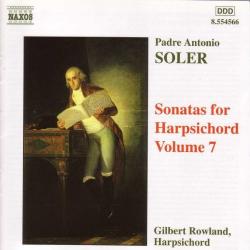 SOLER /ROWLAND - SONATAS FOR HARPSICHORD VOL.7