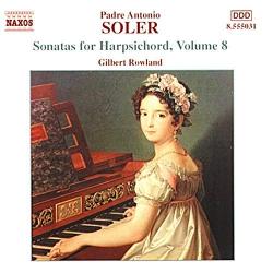 SOLER /ROWLAND - SONATAS FOR HARPSICHORD VOL.8