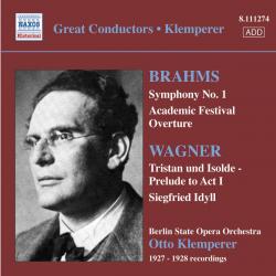 BRAHMS/WAGNER/KLEMPERER - SYM 1 ETC