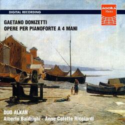 DONIZETTI - OPERE PER PIANOFORTE A 4 MANI/Duo Alkan