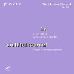 CAGE - THREE \SOLO WITH OBBLIGATO ACCOMPANIMENT