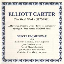 CARTER - VOCAL WORKS (1975 - 1981)