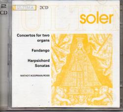 SOLER - CONCERTOS FOR TWO ORGANS/Mathot/Koopman/Ross(2CD)