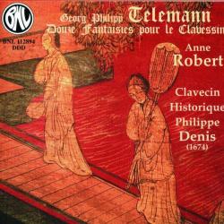 TELEMANN - 12 FANTAISIES POUR LE CLAVESSIN/Philippe Denis