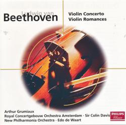 BEETHOVEN /GRUMIAUX /DAVIS /WAART - VIOLIN CONCERTO & ROMANCES