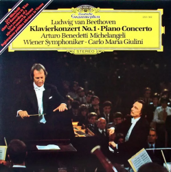 BEETHOVEN - PIANO CONCERTO 1/Carlo Maria Guilini (LP)