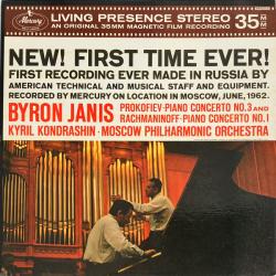 PROKOFIEV/RACHMANINOFF - PIANO CONCERTO 3/CONCERTO 1/K.Kondrashin (LP)