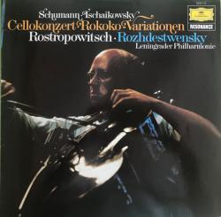 SCHUMANN/TSCHAIKOWSKY - Cellokonzert/Rokoko-variationen/Rostropovwitsch (LP) SALE
