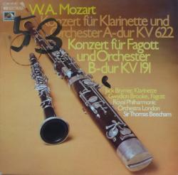 MOZART - Klarinette konzert/Fagott konzert  (LP)