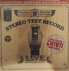 STEREO TEST RECORD - 20 MINUTES AUDIO (LP Limited Edition) 45RPM