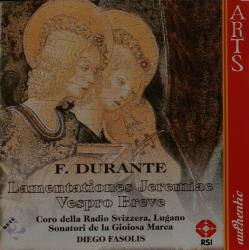 DURANTE,FRANCESCO - Lamentationes Jeremiae