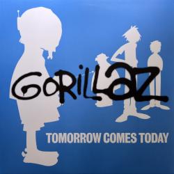 GORILLAZ - TOMORROW COMES TODAY (EP) LTD. WHITE & BLUE