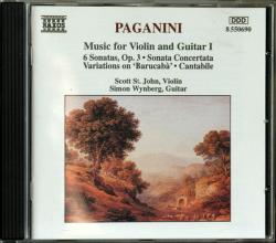 PAGANINI - MUSIC FOR VIOLIN AND GUITAR - 1