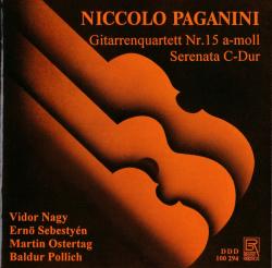 PAGANINI - GITARRENQUARTETT №15/SERENATA