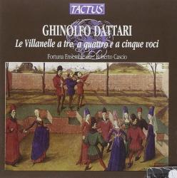 DATTARI \CASCIO - LE VILLANELLE A TRE, A QUATTRO...